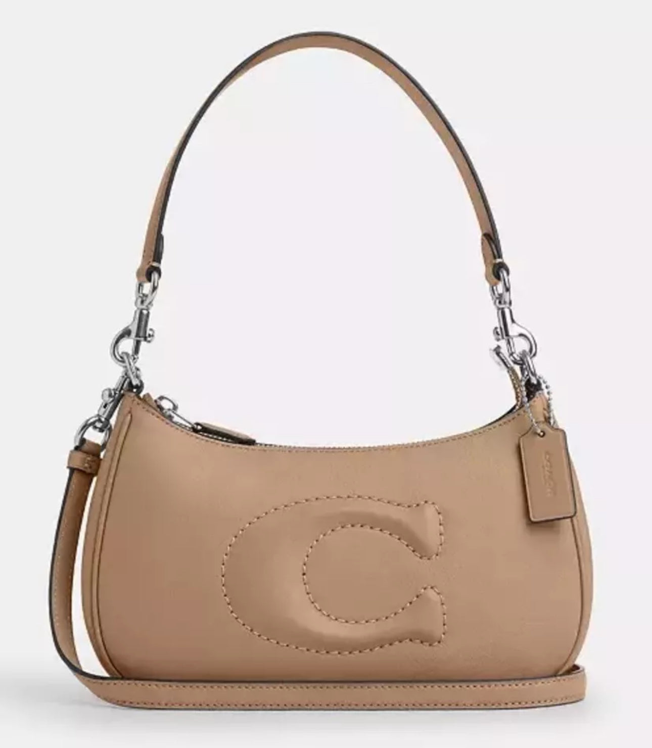 Coach Teri Shoulder Bag In Signature Quilting In Smooth Leather