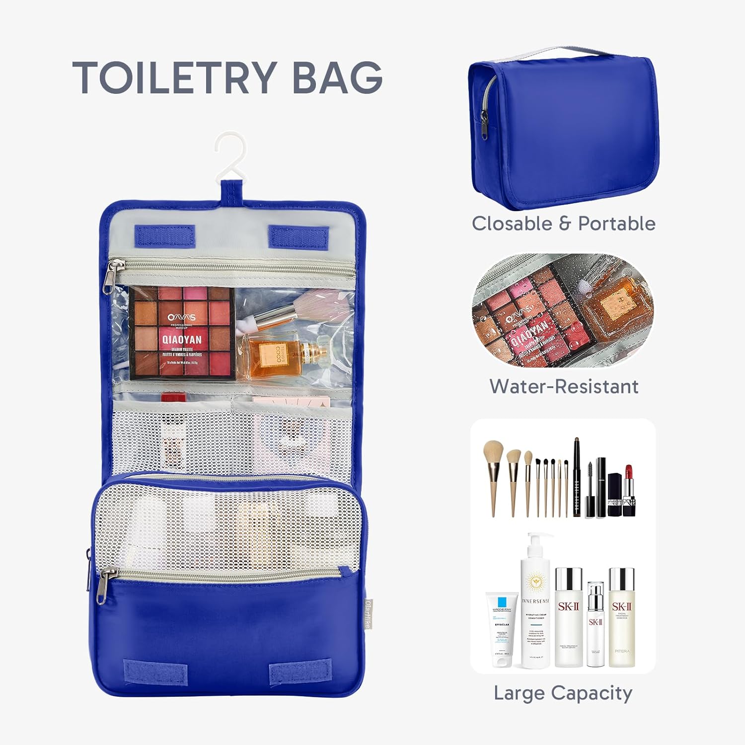 10 Set/8 Set Packing Cubes for Travel, Gifts for Women Mom,Anti-Tearing Suitcase Organizer for Luggage with Shoe & Hanging Toiletry Bag,OlarHike Vacation Essentials & Accessories for Cruise Ship,Cream