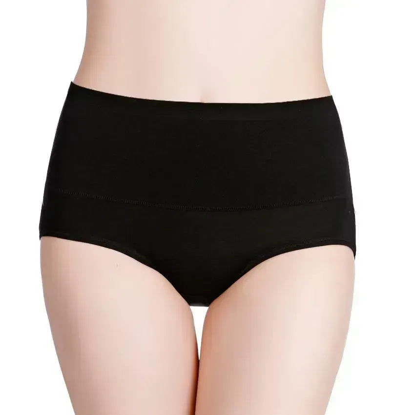 Viagebra庐5Pcs/Set High Waist Cotton Panties