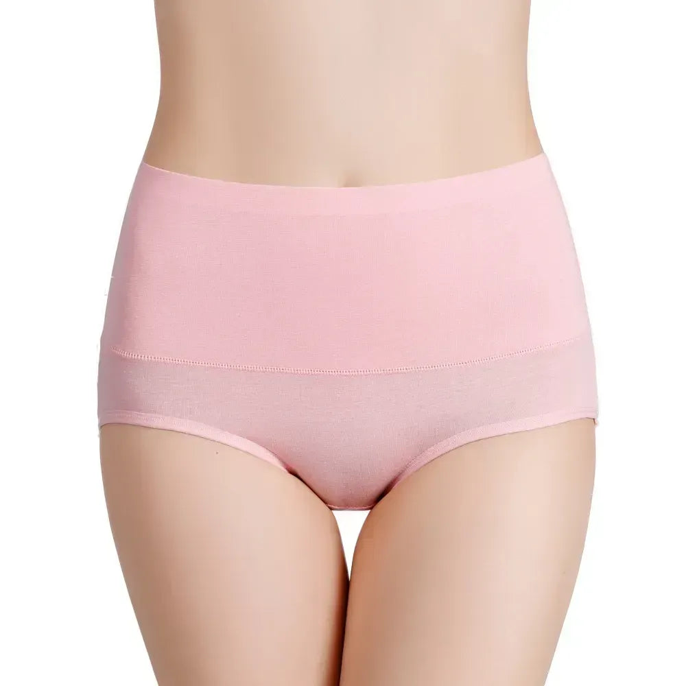 Viagebra庐5Pcs/Set High Waist Cotton Panties