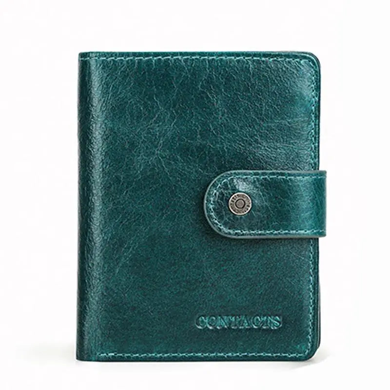 Anti-Theft RFID Protected Multi-Slot Classic Leather Wallet