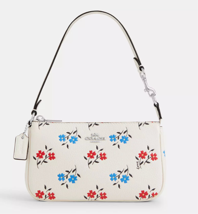 Coach Nolita 19 Shoulder bag/Wristlet with Floral Print