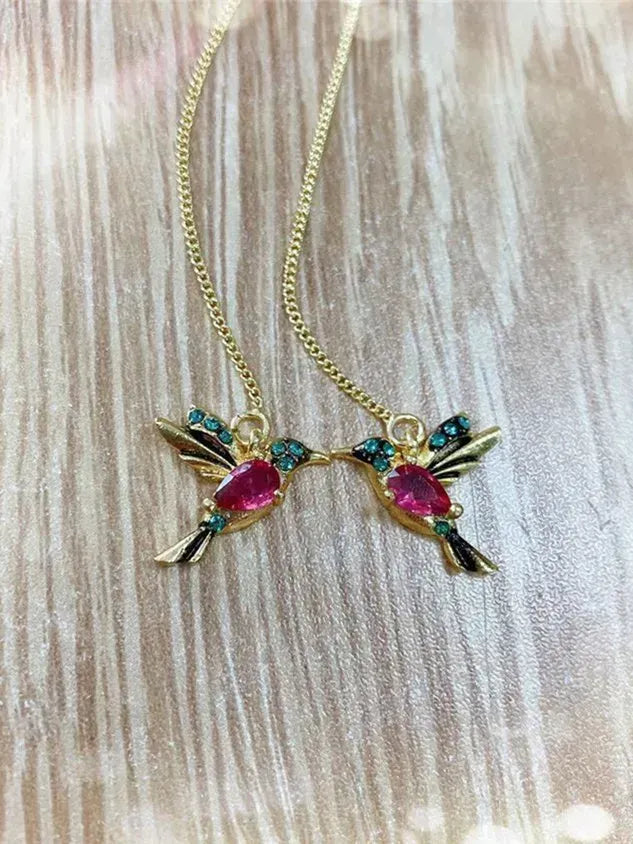 Bejeweled Bird Earrings(��Clearance Sale)