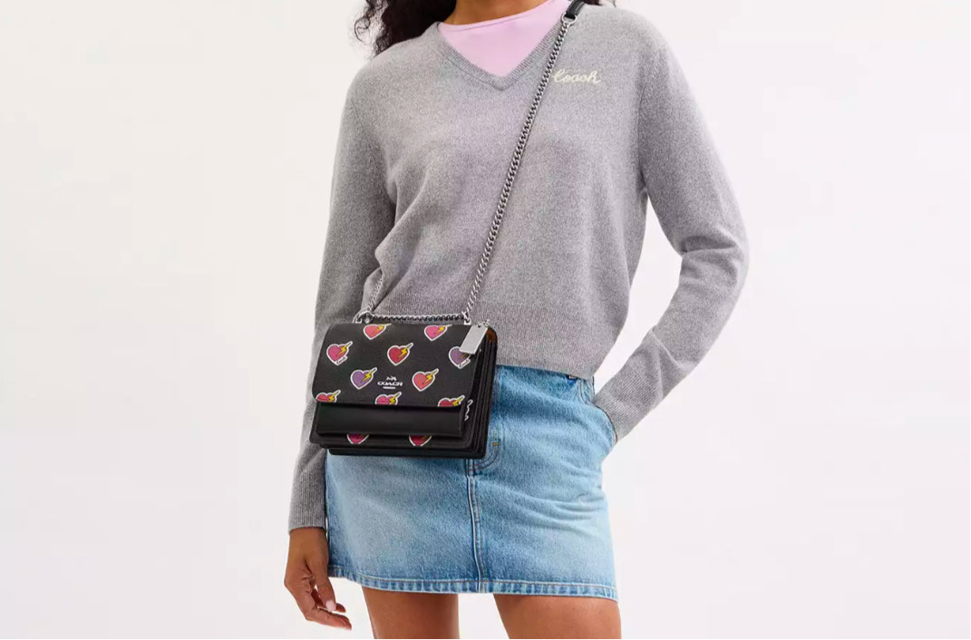 Coach Medium Klare Crossbody Bag In Printed Coated Canvas & Leather