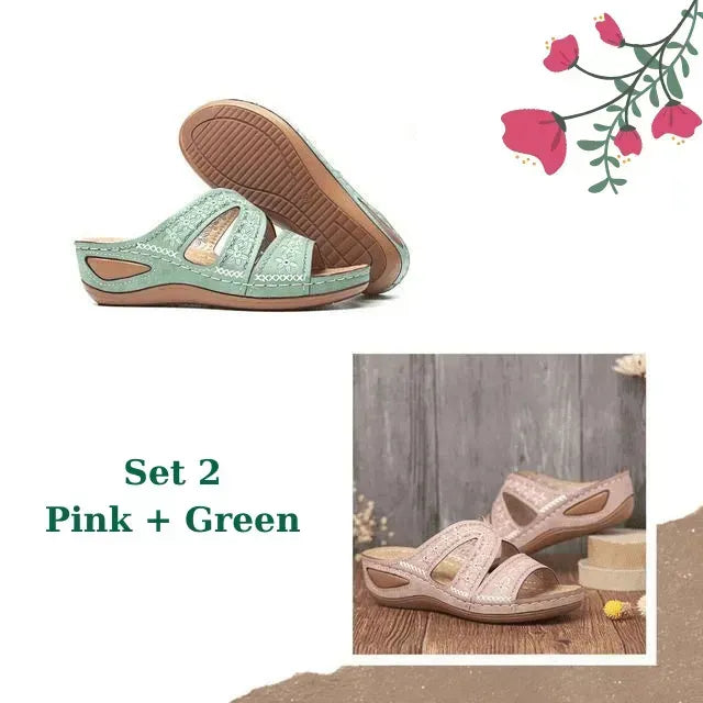 ?Premium Orthopedic Thick Platform Slipper Sandals