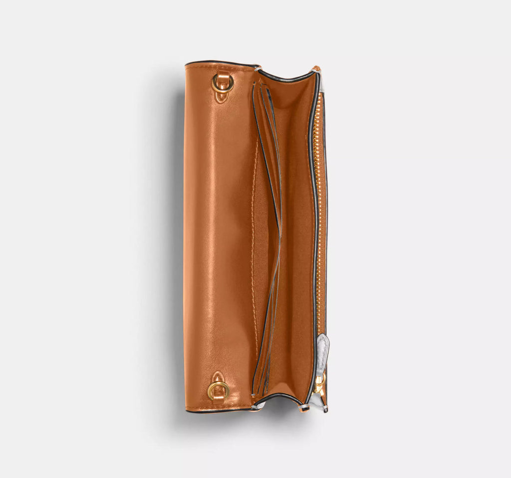 Coach Anna Foldover Clutch
Crossbody In Signature Canvas & Leather