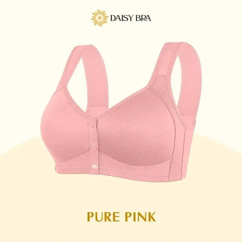 10-Pack Women's Bra - Comfortable & Convenient Front Button Bra