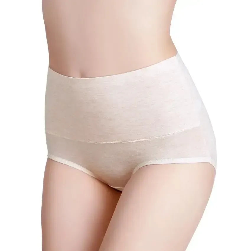 Viagebra庐5Pcs/Set High Waist Cotton Panties