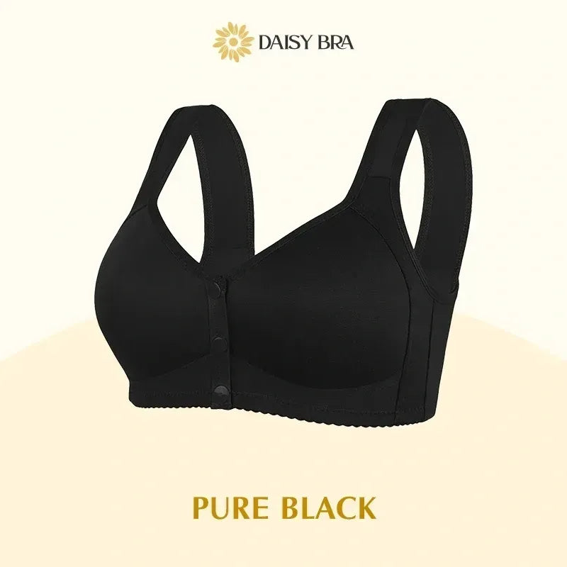 10-Pack Women's Bra - Comfortable & Convenient Front Button Bra