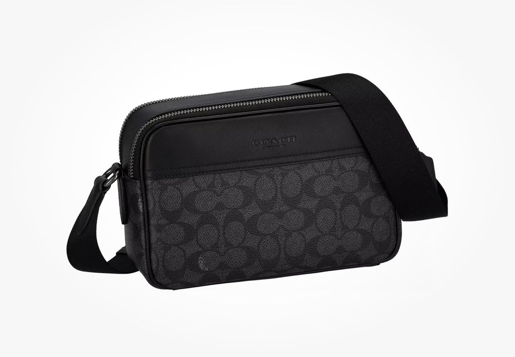 Coach Men’s Graham Crossbody Bag In Signature Canvas & Leather