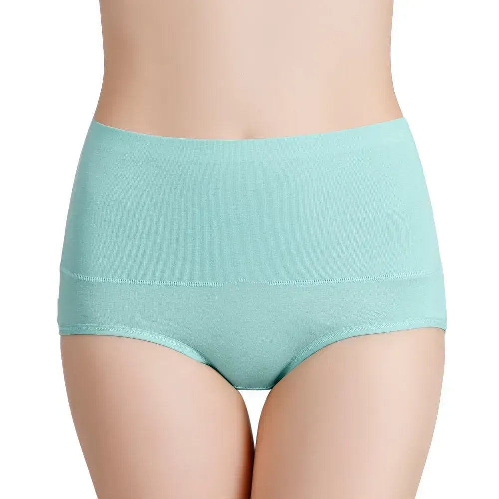 Viagebra庐5Pcs/Set High Waist Cotton Panties