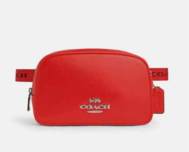 Coach Unisex Leather Pace Belt Bag Fanny Pack Sling Bag