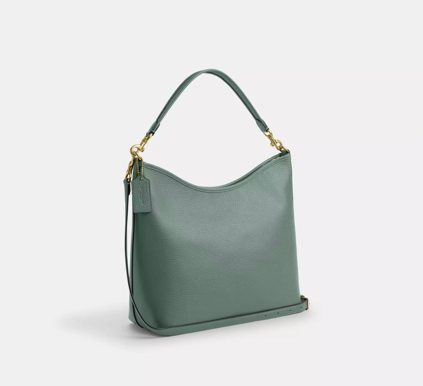 Coach Large Laurel Shoulder Bag in Gold/ Soft Green