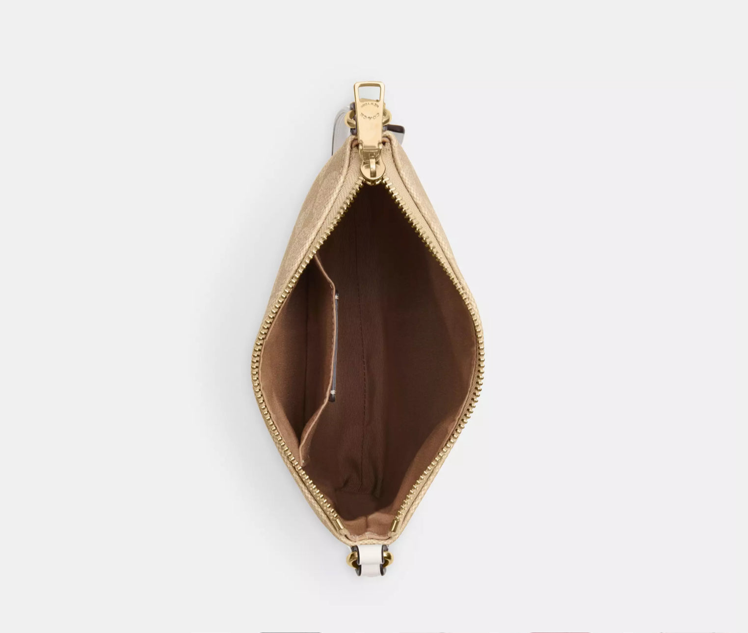 COACH Mini Rowan File Bag In Signature Canvas and Leather