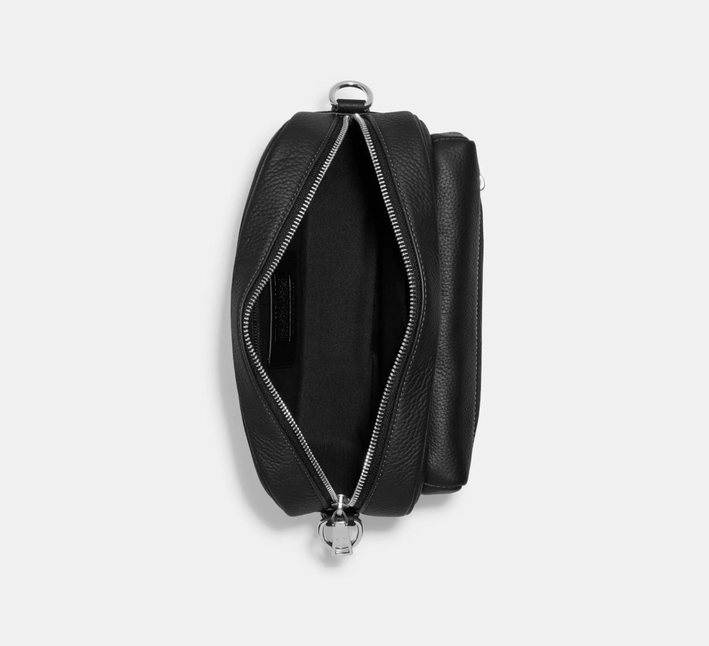 Coach Unisex Elias Crossbody Leather Bag Black