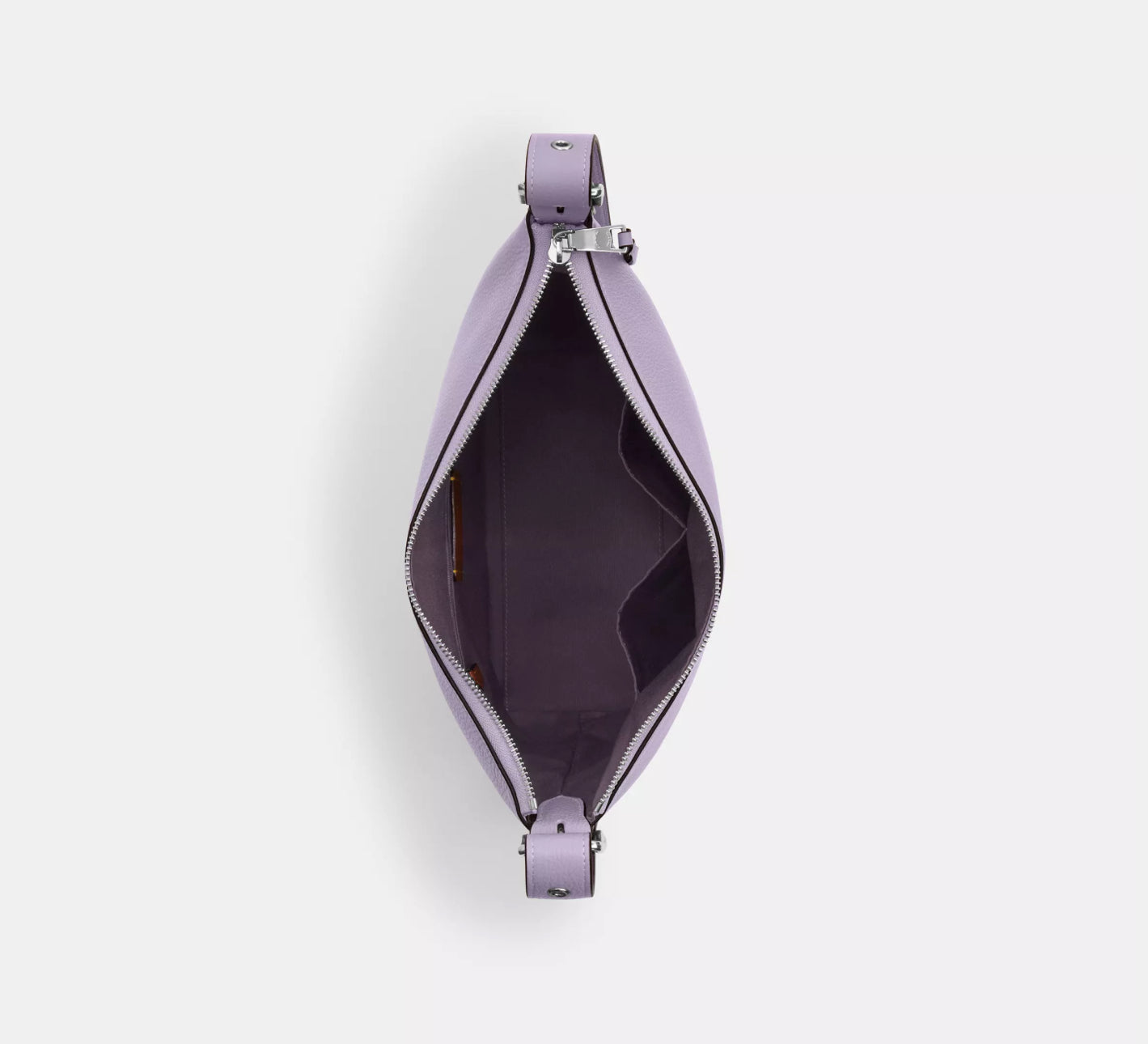 Coach Val Duffel Bag In Leather In Silver/Lilac
