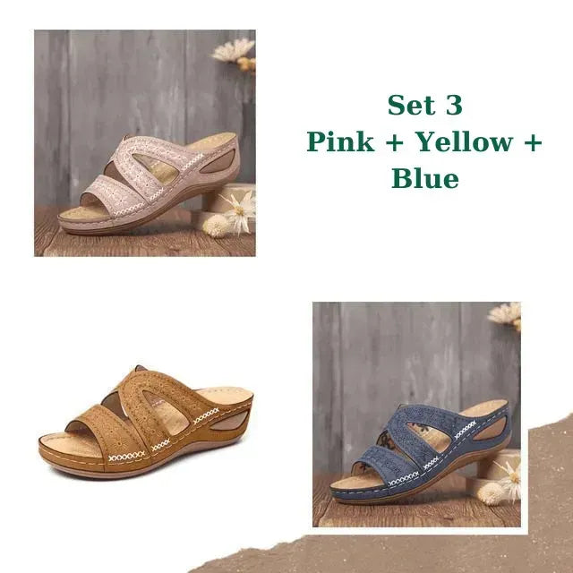 ?Premium Orthopedic Thick Platform Slipper Sandals