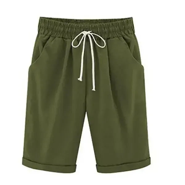 6 Color Plus Size Pockets Beach Wear Casual Shorts