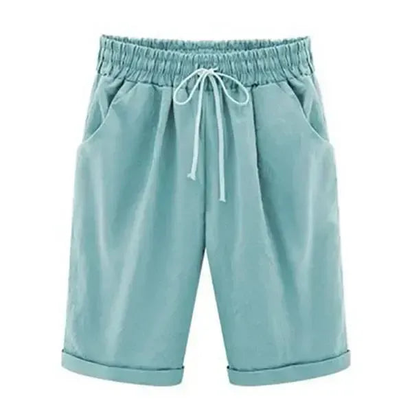 6 Color Plus Size Pockets Beach Wear Casual Shorts