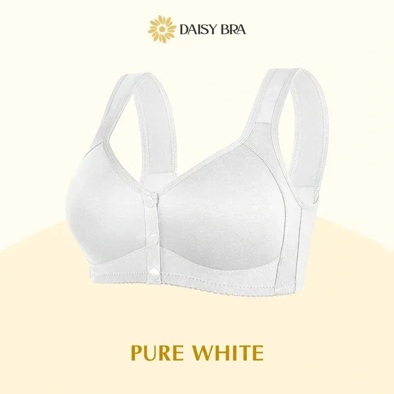 10-Pack Women's Bra - Comfortable & Convenient Front Button Bra