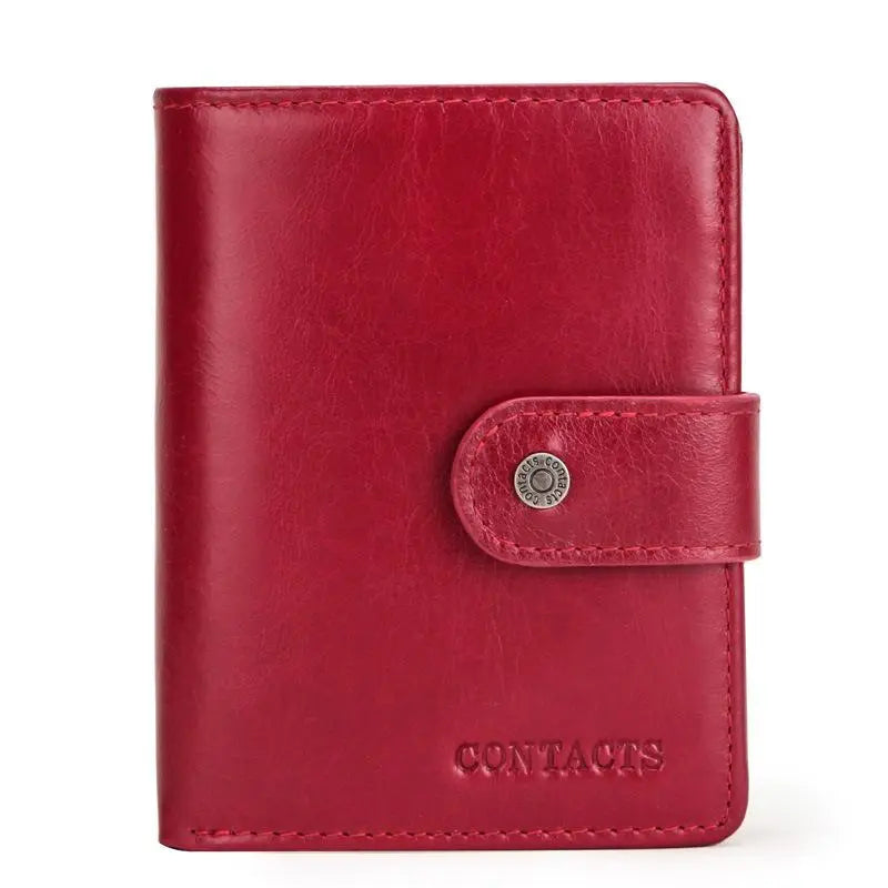 Anti-Theft RFID Protected Multi-Slot Classic Leather Wallet
