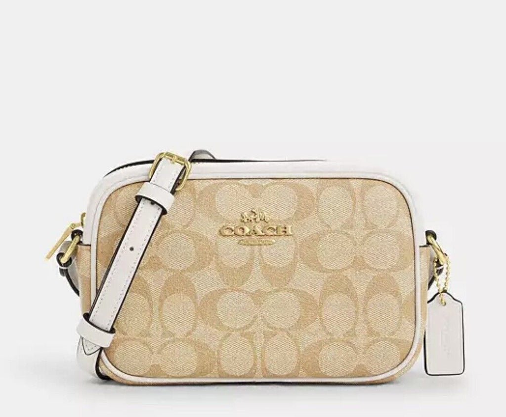 Coach Mini Jamie Camera Crossbody Bag In Signature Canvas & Leather