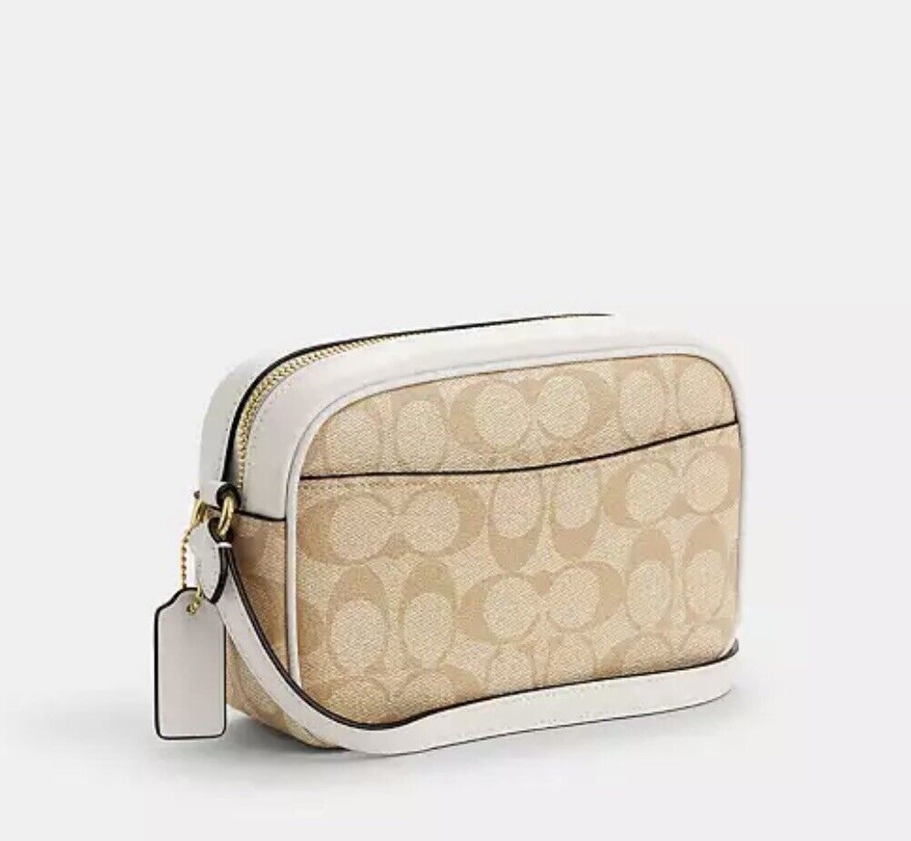 Coach Mini Jamie Camera Crossbody Bag In Signature Canvas & Leather