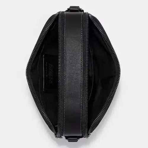 Coach Men’s Graham Crossbody Bag In Smooth Calf Leather- Black
