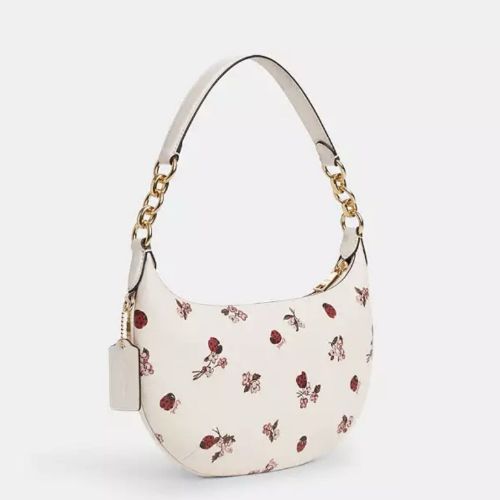 Coach Medium Payton Hobo Bag With Ladybug Floral Print